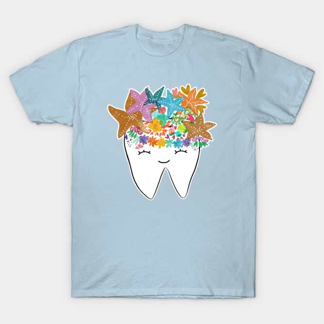 Starfish Molar 2 T-Shirt by Happimola